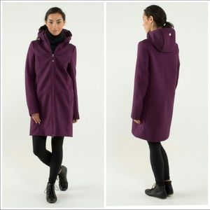Lululemon City Softshell Tweed Long Jacket